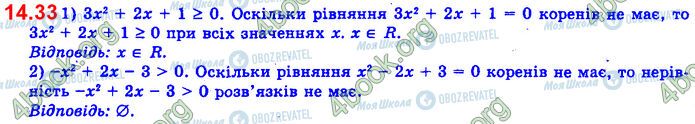 ГДЗ Алгебра 11 клас сторінка 14.33